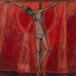 Christ sur fond rouge (en)