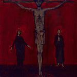 Christ et deux personnages