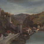Fribourg, Pont de Berne et Sarine (en)