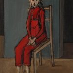 Petite fille en rouge (étude) (en)