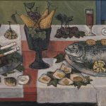 Nature morte à la table rouge