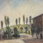 Sans titre (Paysage avec ferme et arbres)